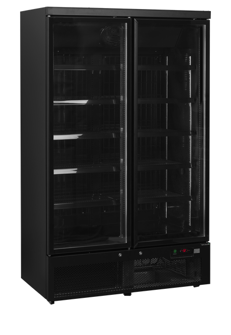 Tefcold Display Freezer 702L, 2-Door Glass, -18 to -22°C – Atom Maxi F2DBB