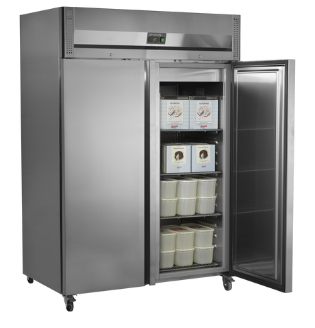 Tefcold Gastronorm Upright Freezer 954L, 2-Door Solid, -22 to -18°C – RF1420X1 – image 2