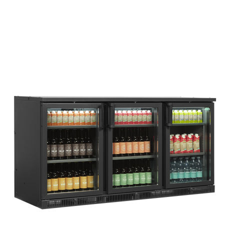 Serrco High-End Backbar Cooler 401L, 3-Door Glass, +2 to +10°C – SGD-360GE – image 2
