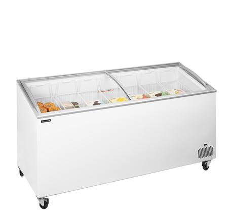 Tefcold Sliding Curved Glass Lid Chest Freezer 481L, -24 to -14°C – IC552SCEB – image 2