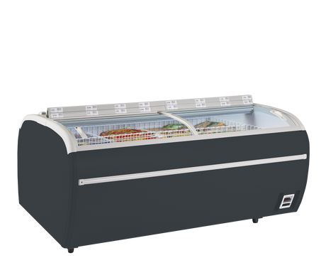 Tefcold Supermarket Freezer 1255L, -24 to -18°C – DUPLA 2.2DE RAL7016