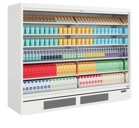 Tefcold Multideck 1258L, -1 to +5°C – Galaxy+ GP26 White – image 2