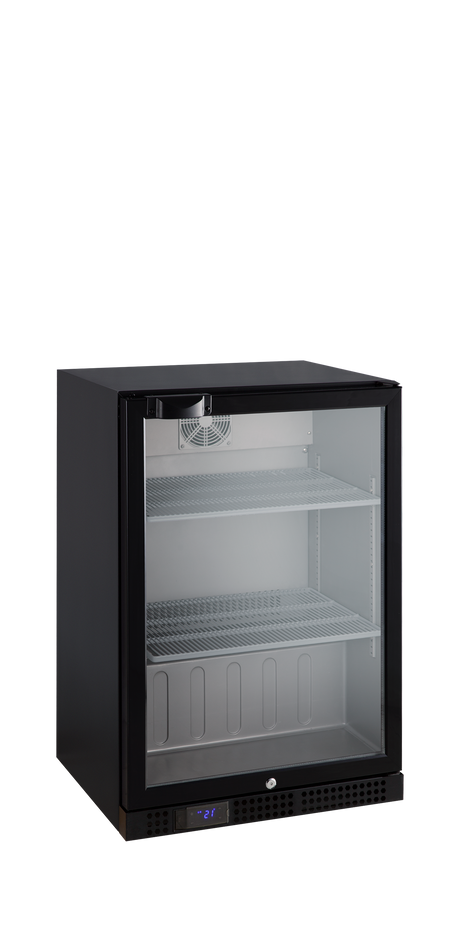 Tefcold Backbar Cooler 117L, Glass Door, +2 to +10°C – DB127H