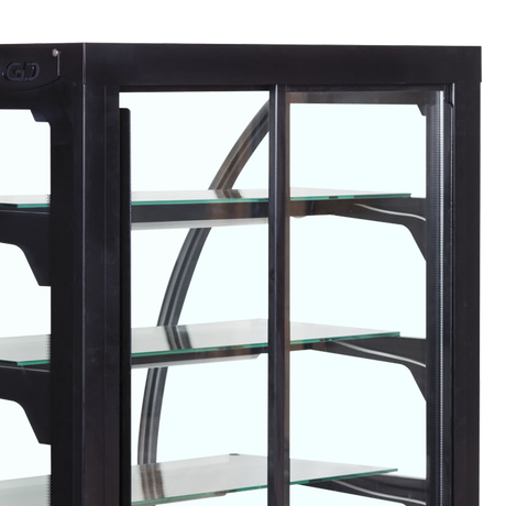 Tefcold Patisserie Display Cabinet 290L, 2-Door Sliding Glass, +1 to +10°C – EVO902 SS – image 3