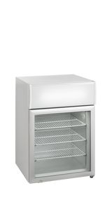 Tefcold Glass Door Display Freezer 113L, Glass Door, -18 to -12°C – UF100GCP