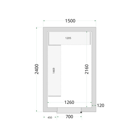 Cold Room Panels - Cold Room 150x240x220