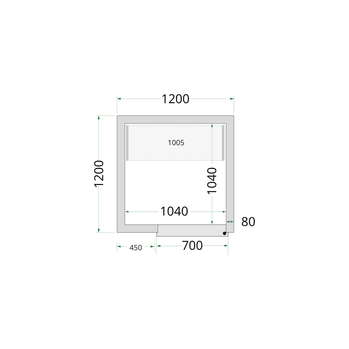 Cold Room Panels - Cold Room 120x120x220