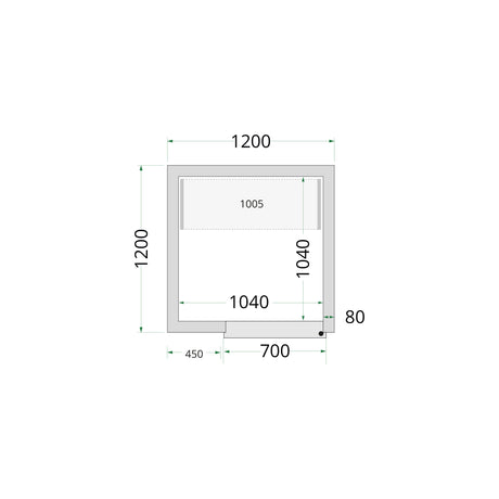 Cold Room Panels - Cold Room 120x120x220