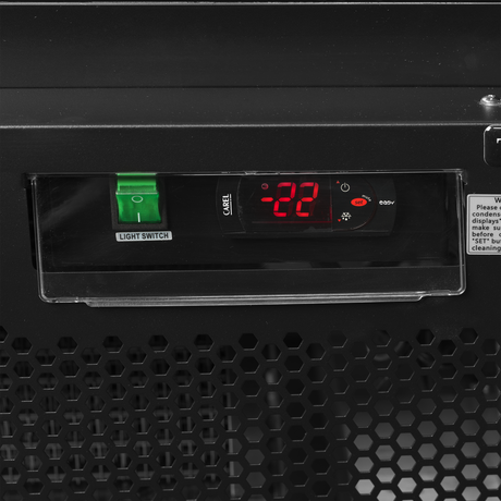 Tefcold Display Freezer 702L, 2-Door Glass, -18 to -22°C – Atom Maxi F2DBB – image 4