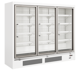 Tefcold Glass Door Freezer 1300L, 3-Door Glass, -21 to -18°C – Galaxy+ GPF3D White