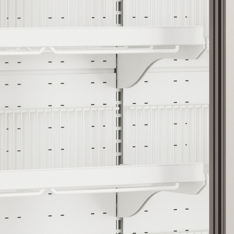 Tefcold Glass Door Freezer 1300L, 3-Door Glass, -21 to -18°C – Galaxy+ GPF3D White – image 3