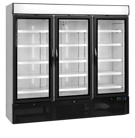 Tefcold Glass Door Merchandiser 1657L, 3-Door Glass, +2 to +8°C – NC7500G