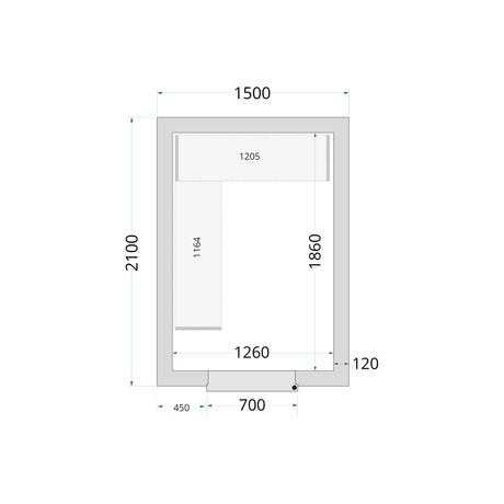Cold Room Panels - Cold Room 150x210x220