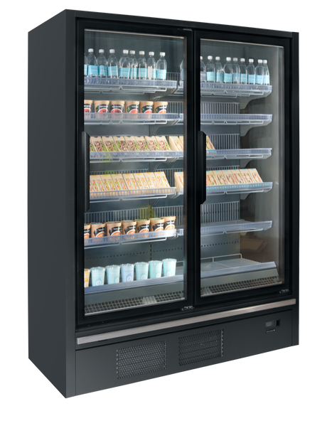 Tefcold Glass Door Freezer 966L, 2-Door Glass, -21 to -18°C – Galaxy+ GPF2D EHA – image 2