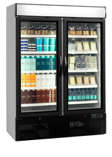 Tefcold Glass Door Merchandiser 1079L, 2-Door Glass, +2 to +8°C – NC5000G – image 2