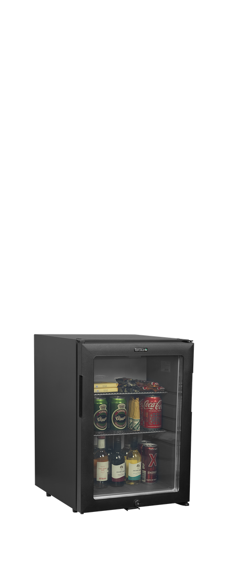 Tefcold Minibar 35L, Glass Door, +5 to +14°C – TM44G-1 – image 2