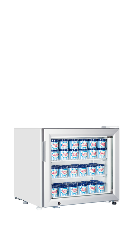 Tefcold Glass Door Display Freezer 48L, Glass Door, -24 to -12°C – UF50G – image 2