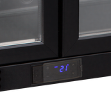 Tefcold Backbar Cooler 117L, Glass Door, +2 to +10°C – DB127H