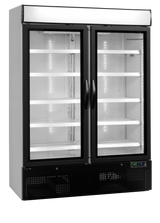 Tefcold Glass Door Merchandiser 1079L, 2-Door Glass, +2 to +8°C – NC5000G