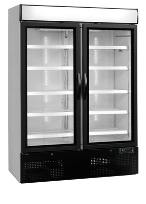 Tefcold Glass Door Merchandiser 1079L, 2-Door Glass, +2 to +8°C – NC5000G