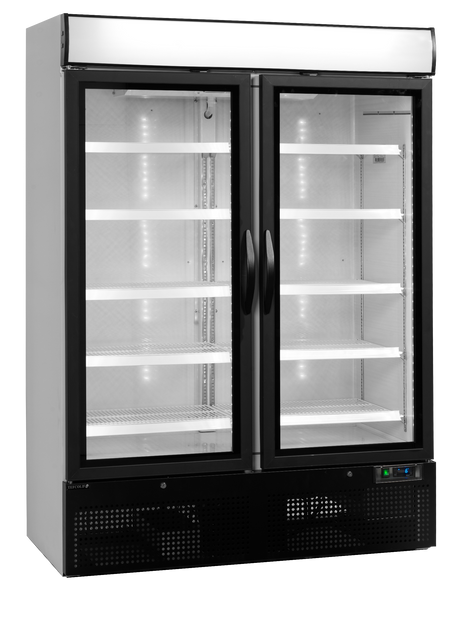 Tefcold Glass Door Merchandiser 1079L, 2-Door Glass, +2 to +8°C – NC5000G