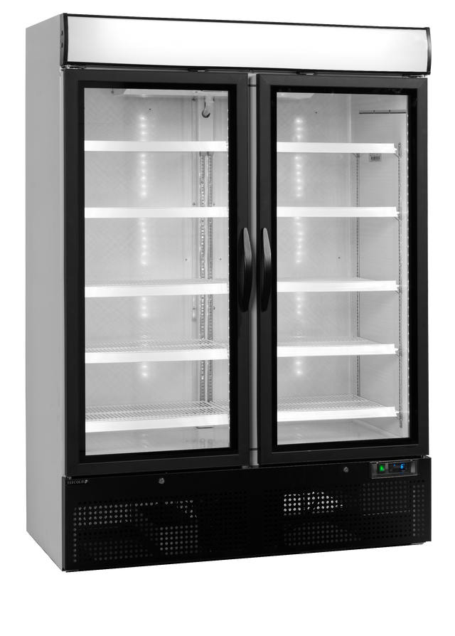 Tefcold Glass Door Merchandiser 1079L, 2-Door Glass, +2 to +8°C – NC5000G