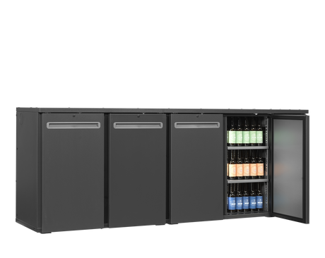 Serrco High-End Backbar Cooler 574L, 4-Door Solid, +2 to +10°C – SCL-2222MU+ – image 2