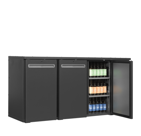Serrco High-End Backbar Cooler 422L, 3-Door Solid, +2 to +10°C – SCL-222MU+ – image 2
