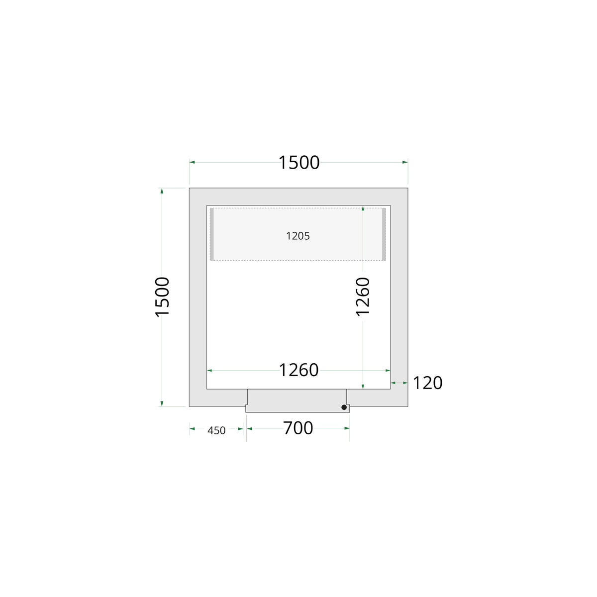 Cold Room Panels - Cold Room 150x150x220