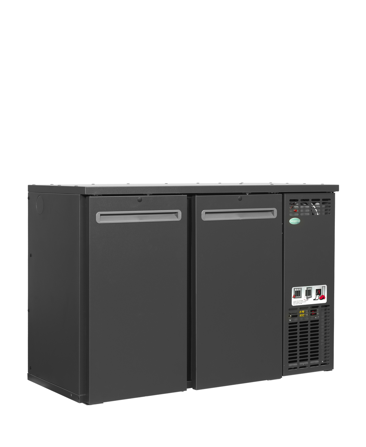 Serrco High-End Backbar Cooler 275L, 2-Door Solid, +2 to +10°C – SCL-22MU+