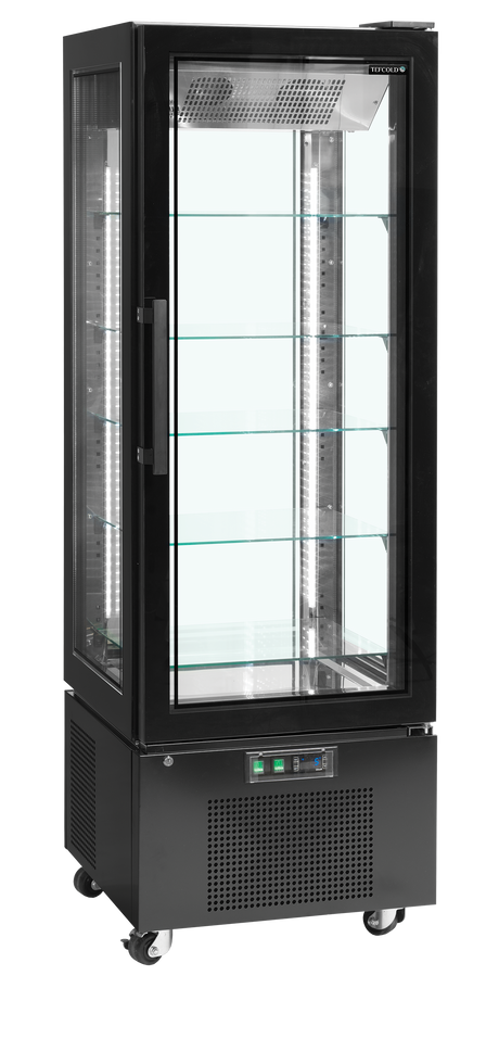 Tefcold Glass Display Chiller 248L, Glass Door, +2 to +8°C – UPD400C