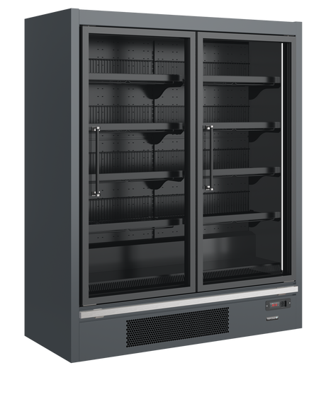 Tefcold Glass Door Freezer 866L, 2-Door Glass, -21 to -18°C – Galaxy+ GPF2D