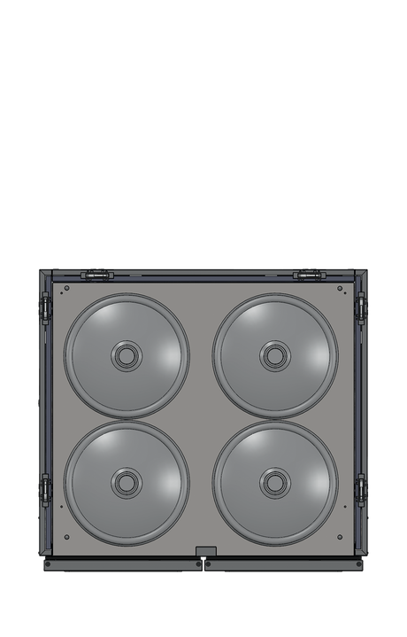 Serrco High-End KEG Cooler 840L, 2-Door Solid – SKB-4