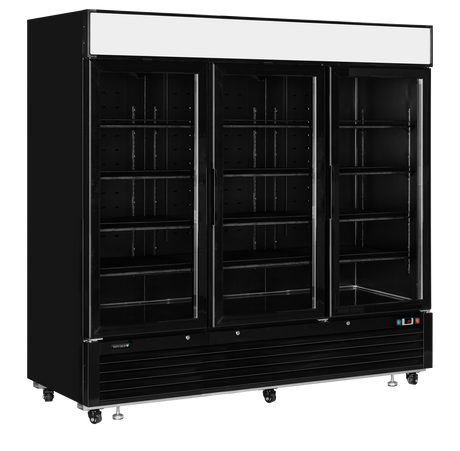 Tefcold Glass Door Merchandiser 1436L, 3-Door Glass, +1 to +8°C – LGC7500B