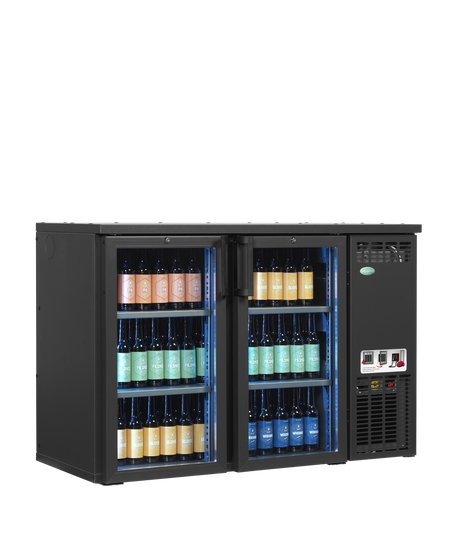 Serrco High-End Backbar Cooler 275L, 2-Door Glass, +2 to +10°C – SCL-22GMU+ – image 2