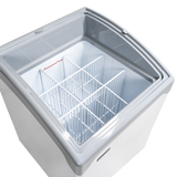 - - Sliding Curved Glass Lid Chest Freezer - NIC101SCEB /IRL