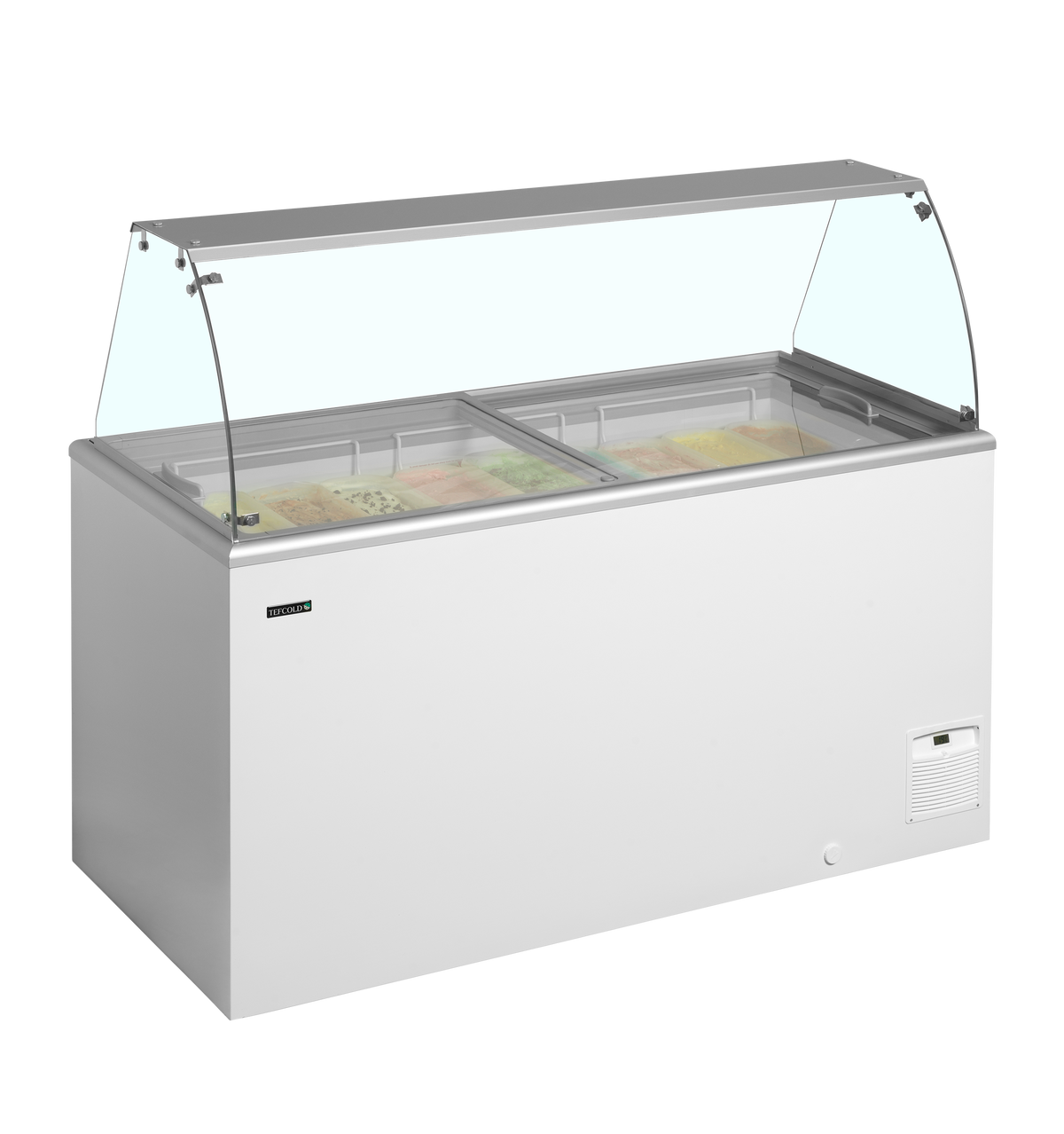 Tefcold Scoop Ice Cream Display 408L, -23 to -16°C – IDA500-W1+