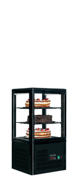 Tefcold Refrigerated Glass Display 58L, Glass Door, +2 to +12°C – UPD60
