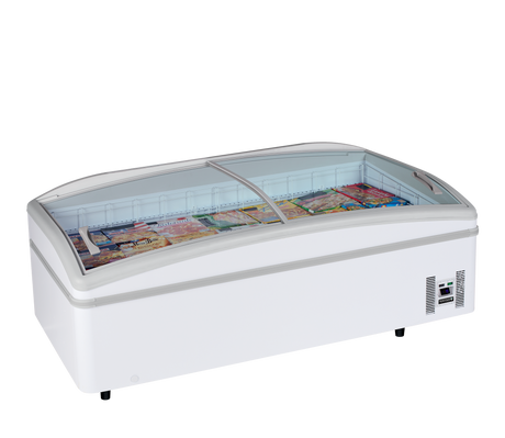 Tefcold High Vision Supermarket Freezer 430L, -24 to -18°C – SUPER 200HC DE White