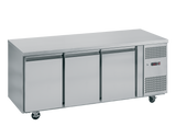Tefcold Gastronorm Counter Freezer 334L, 3-Door Solid, -22 to -17°C – PH30F