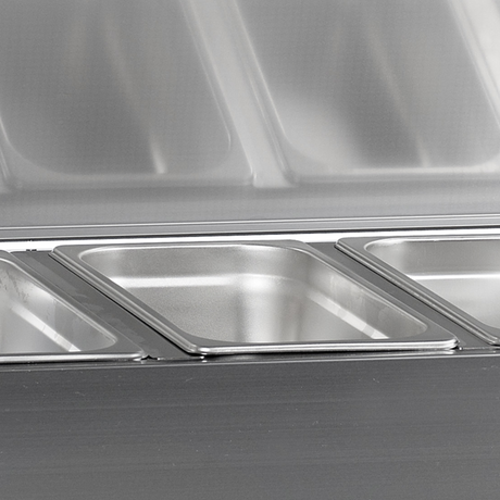G-Line Gastronorm Topping Shelf with Lid 42L, +2 to +8°C – GVC33-180 S/S – image 2
