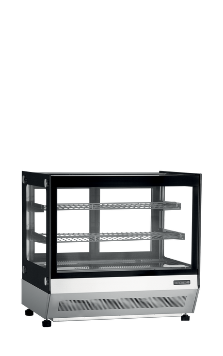 Tefcold Counter Top Display 67L, 2-Door Sliding Glass, +2 to +8°C – LCT 750 F