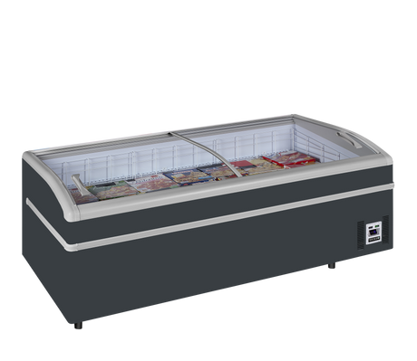 Tefcold High Vision Supermarket Freezer 630L, -24 to -18°C – SUPER 220DE RAL7016
