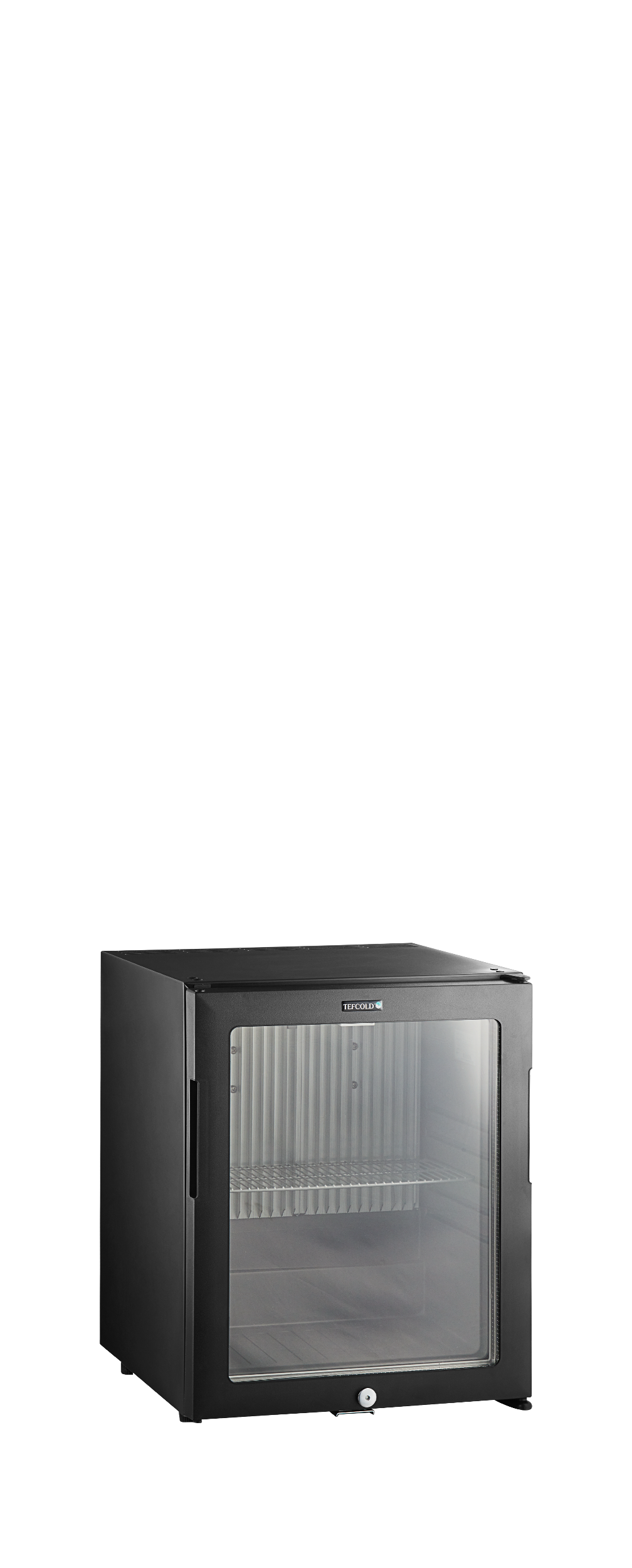 Tefcold Minibar 26L, Glass Door, +5 to +14°C – TM33G-1