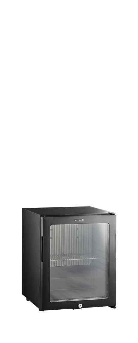 Tefcold Minibar 26L, Glass Door, +5 to +14°C – TM33G-1
