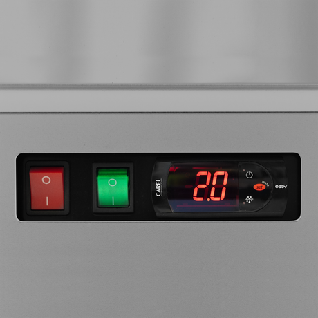 Tefcold Glass Door Merchandiser 459L, Glass Door, -1 to +10°C – Atom Maxi C1DS – image 4