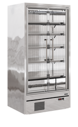 Tefcold Multideck with Doors 472L, 2-Door Glass, -1 to +5°C – Galaxy+ GP10FGD SS