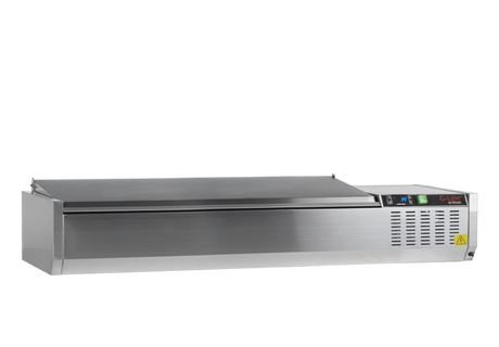 G-Line Gastronorm Topping Shelf with Lid 36L, +2 to +8°C – GVC33-150 S/S