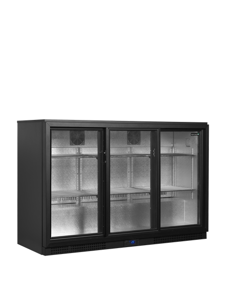 Tefcold Backbar Cooler 288L, 3-Door Sliding Glass, +2 to +10°C – BA31S-3