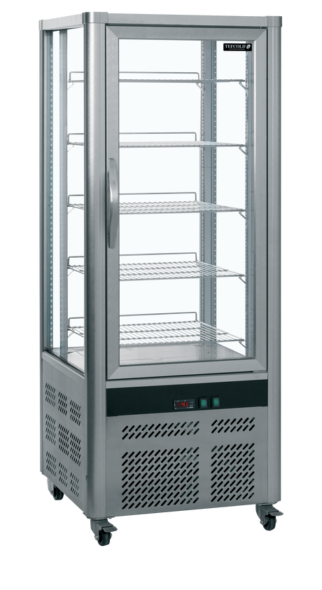 Tefcold Refrigerated Glass Display 425L, Glass Door, +2 to +12°C – UPD200